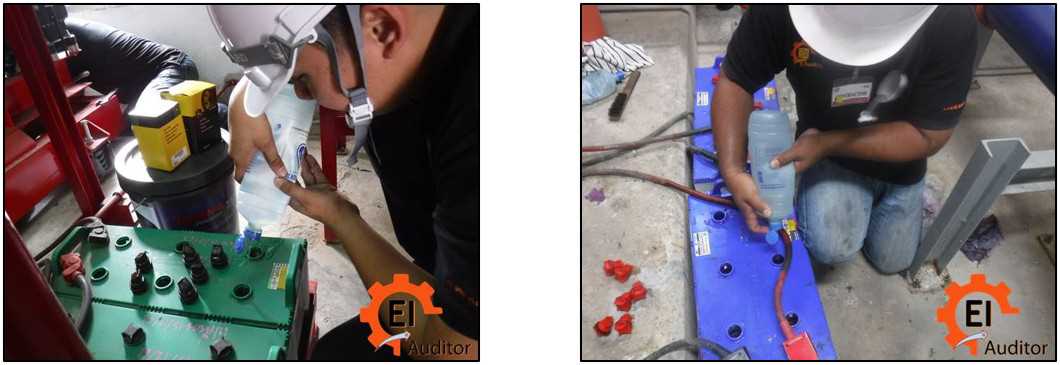 เติมน้ำกลั่นแบตเตอรี่