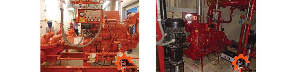 ตรวจสอบเครื่องสูบน้ำดับเพลิง