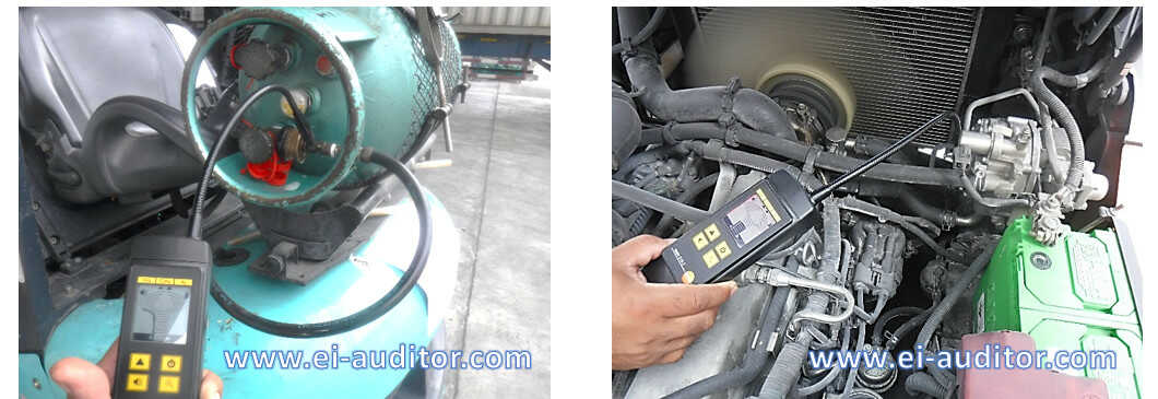 ตรวจสอบการรั่ว lpg